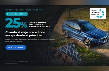 BMW - 25% de descuento en cofres y barras de techo