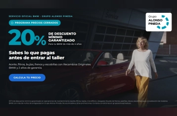 20% de descuento mínimo para tu BMW de más de 4 años