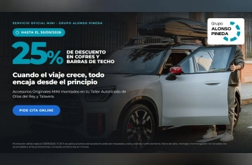 MINI - 25% de descuento en cofres y barras de techo