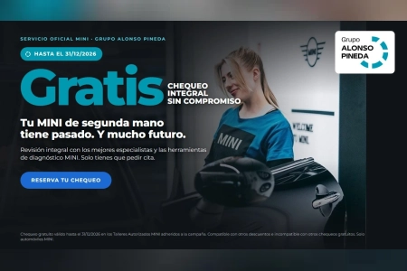 Chequeo gratuito para tu MINI de segunda mano